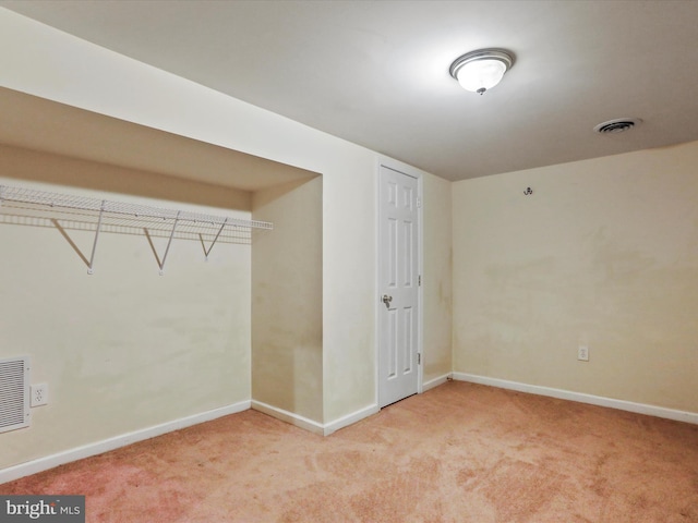 unfurnished bedroom featuring carpet floors