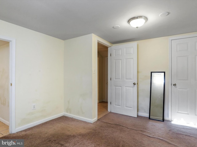 interior space with light carpet