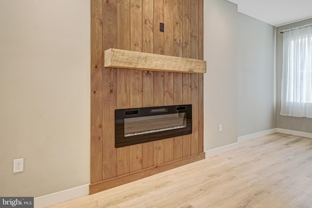 interior details featuring wood-type flooring