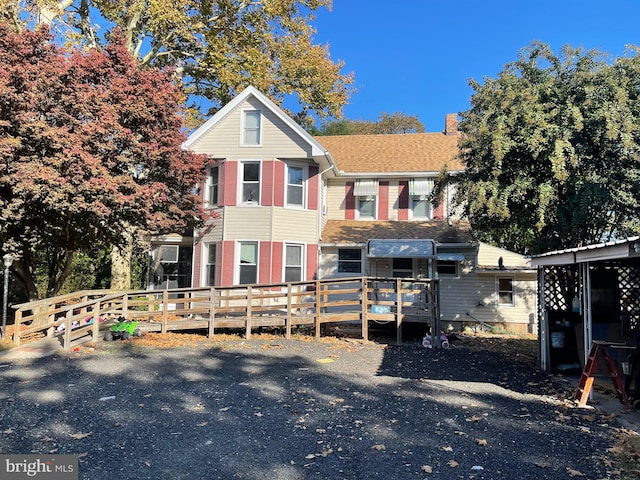 view of front of home