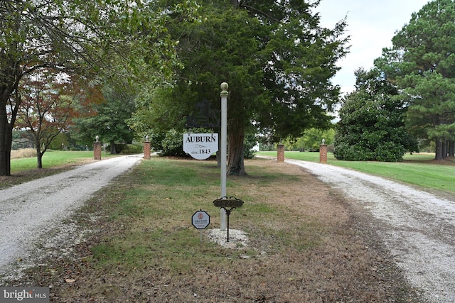 view of road