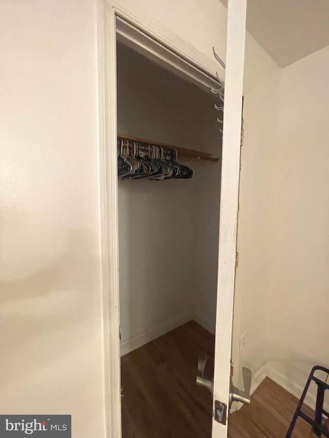 view of closet