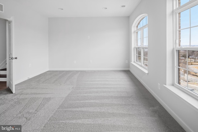0 Triggerfish Dr, National Harbor, MD 20745 - carpeted empty room with visible vents, baseboards, and recessed lighting