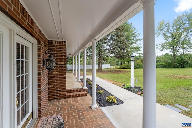 view of patio