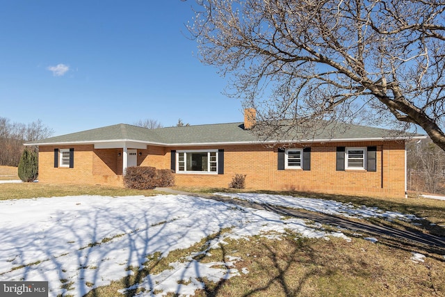 view of ranch-style home