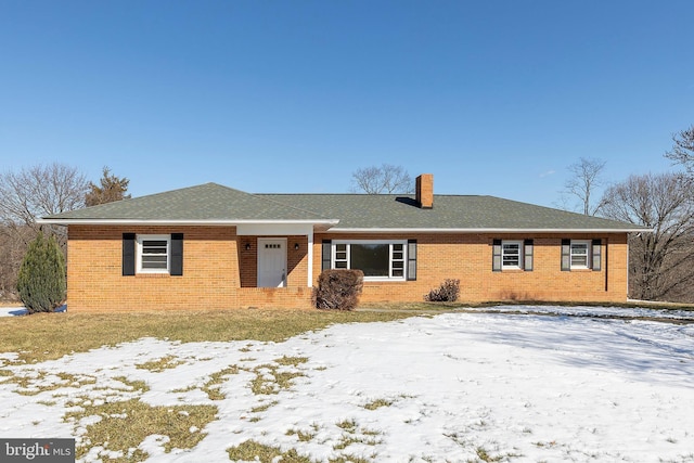 view of ranch-style home