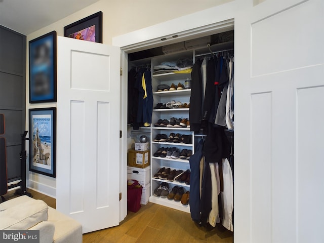 view of closet