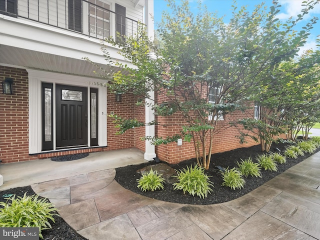 8018 Martown Rd, Laurel, MD 20723 - property entrance with brick siding