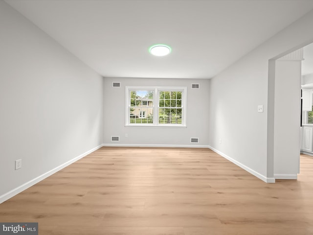 8018 Martown Rd, Laurel, MD 20723 - empty room with light wood-style floors and baseboards