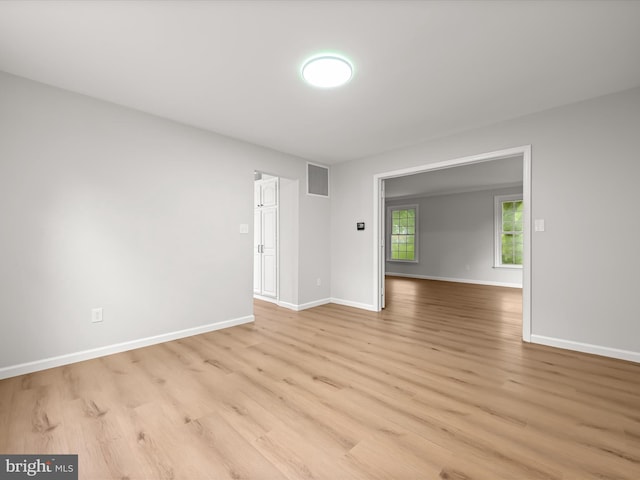 8018 Martown Rd, Laurel, MD 20723 - unfurnished room with light wood finished floors and baseboards