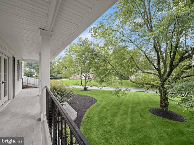 8018 Martown Rd, Laurel, MD 20723 - view of green lawn with covered porch