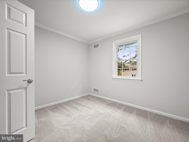 8018 Martown Rd, Laurel, MD 20723 - carpeted empty room with baseboards and crown molding