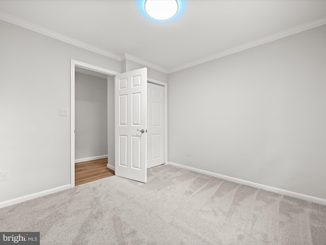 8018 Martown Rd, Laurel, MD 20723 - unfurnished bedroom featuring carpet floors and ornamental molding