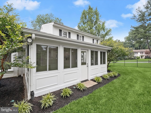 8018 Martown Rd, Laurel, MD 20723 - view of property exterior featuring a sunroom