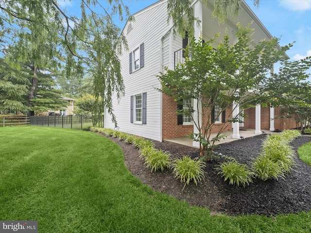 8018 Martown Rd, Laurel, MD 20723 - view of side of property with a patio and brick siding