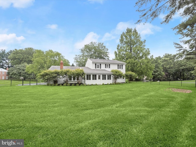 8018 Martown Rd, Laurel, MD 20723 - fenced backyard with a sunroom