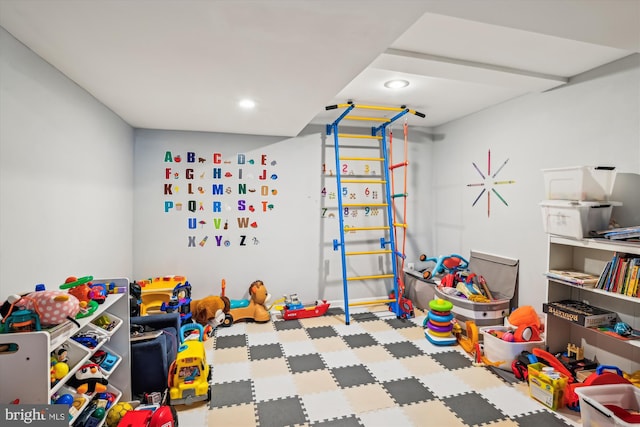 view of playroom