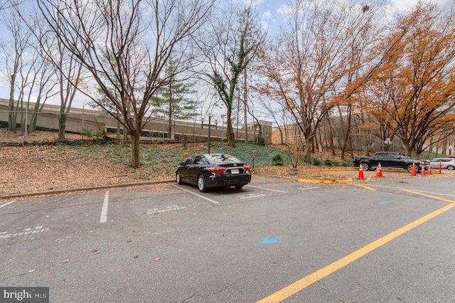 view of car parking