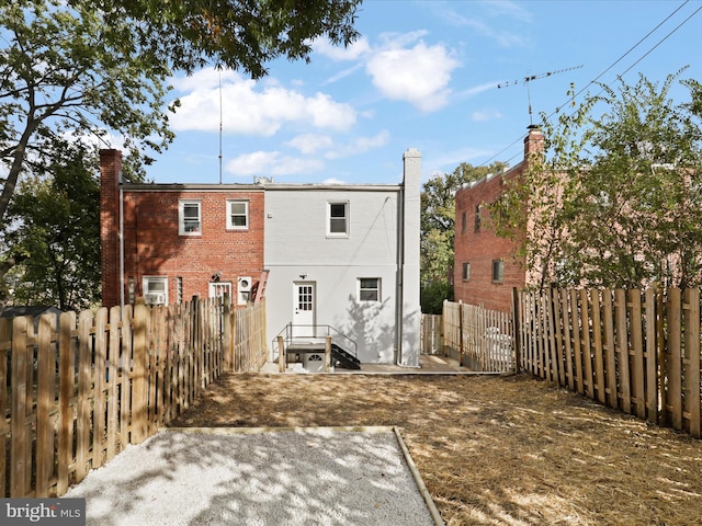 view of rear view of property