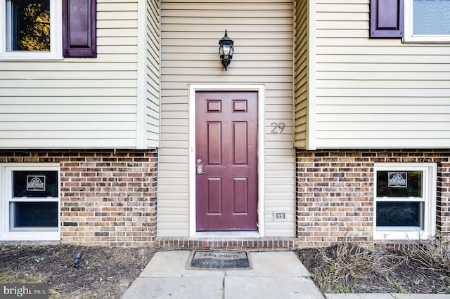 view of entrance to property