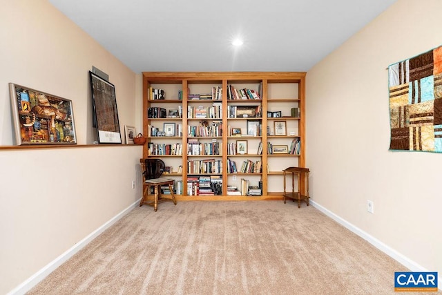 unfurnished room with carpet floors