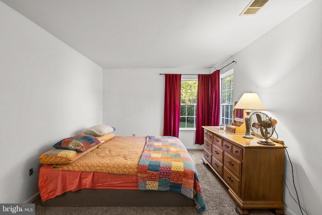 bedroom featuring carpet floors