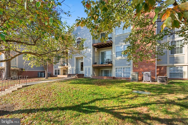 exterior space with central AC unit