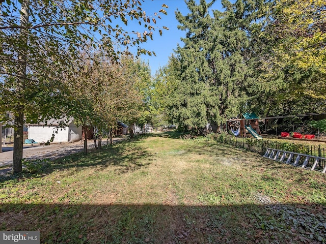 714 W Stephen St, Martinsburg, WV 25401 - view of yard with a playground and fence