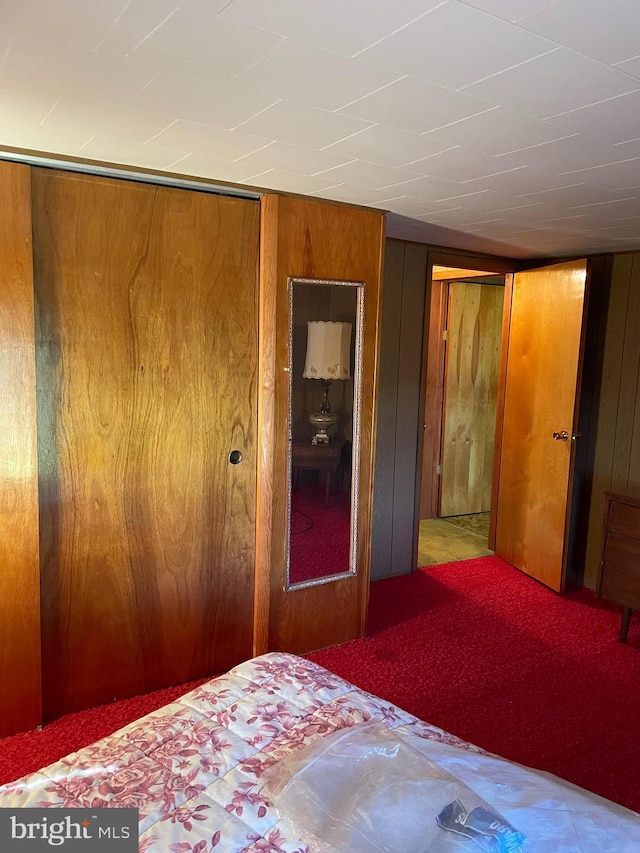 20403 Morgan St SW, Midlothian, MD 21543 - bedroom with wooden walls