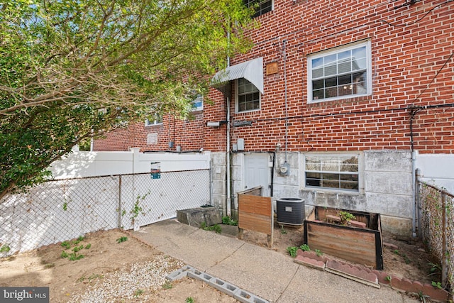 view of property exterior featuring cooling unit