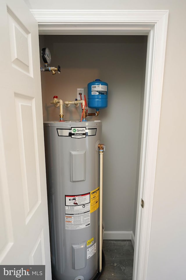 utilities featuring water heater