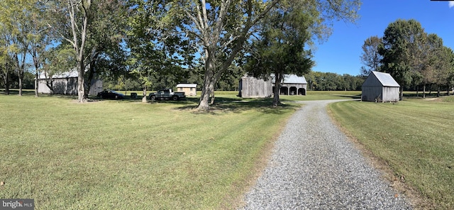 view of road