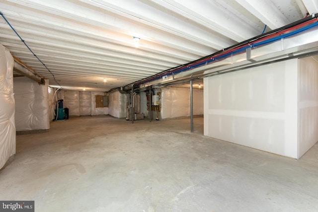 view of basement