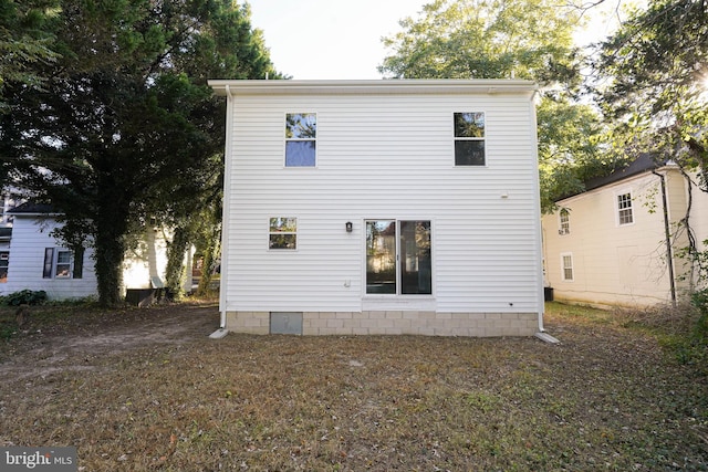 view of rear view of property