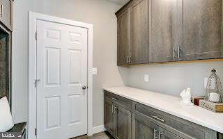 view of clothes washing area