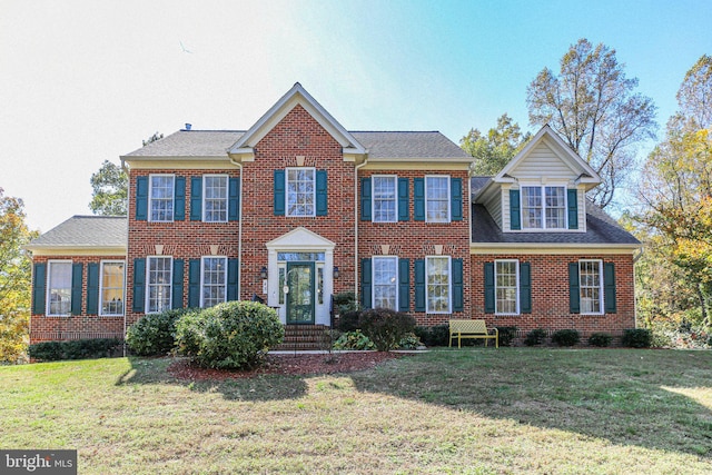 48 Old Creekside Rd, Fredericksburg, VA 22405 - view of front of house featuring brick siding and a front yard