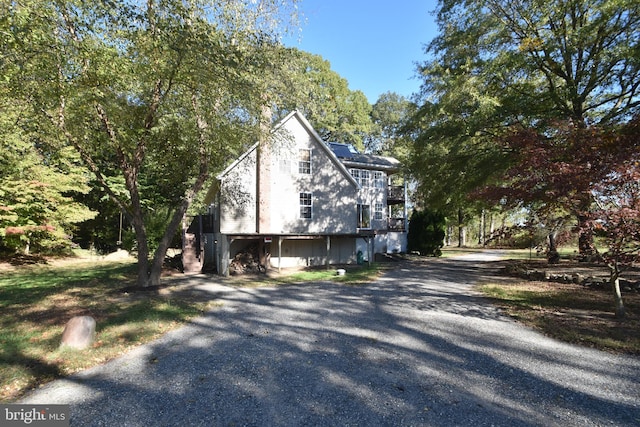 view of property exterior