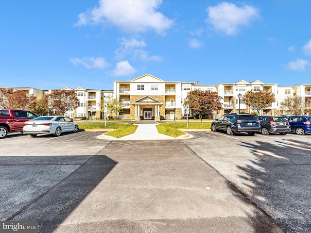 exterior space with a front lawn