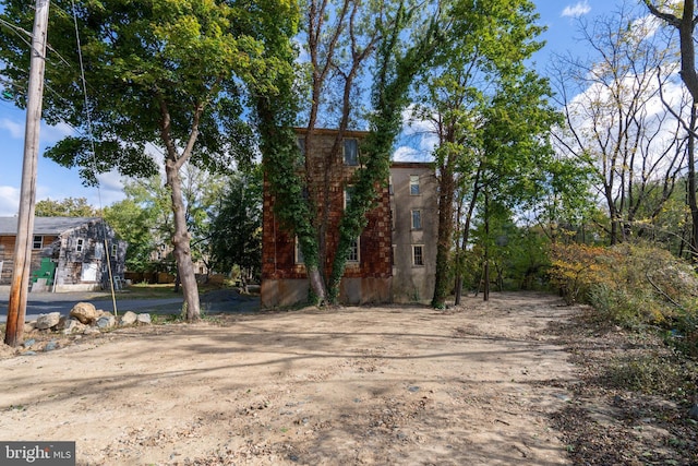 view of side of property