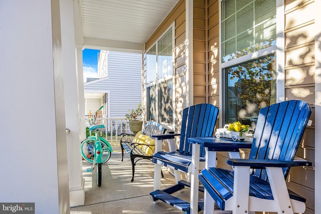 view of patio / terrace with covered porch