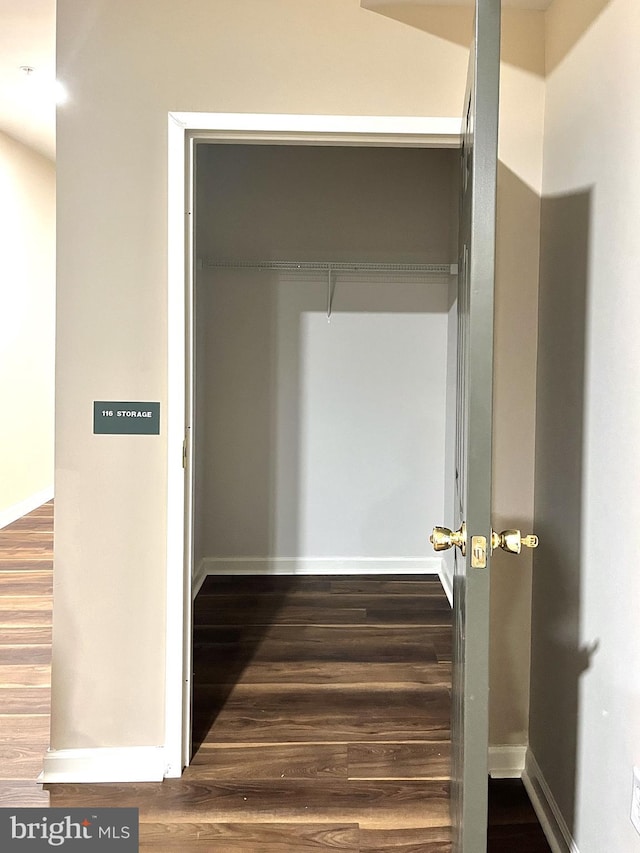 view of closet