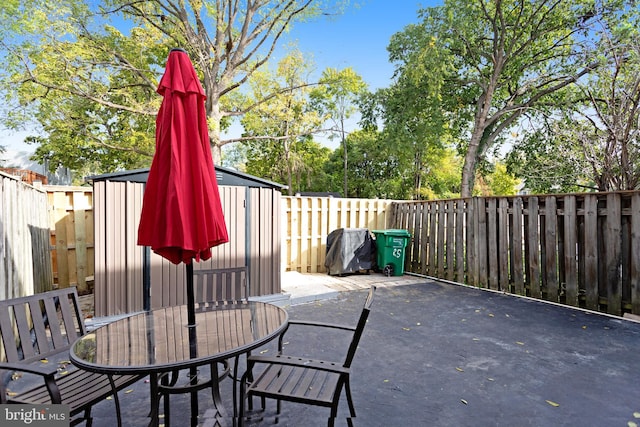 view of patio