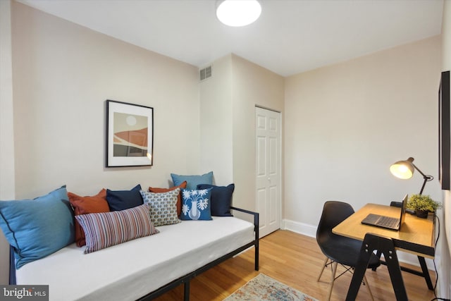 interior space featuring hardwood / wood-style flooring