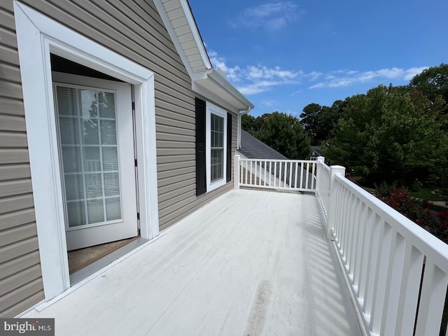 view of deck