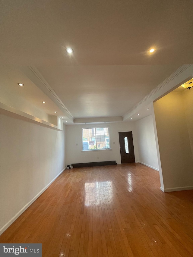 interior space featuring light hardwood / wood-style floors