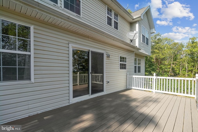 view of deck