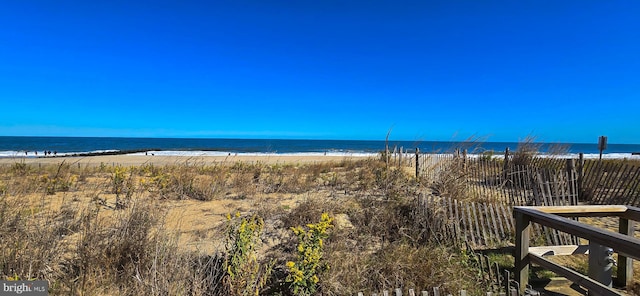 water view with a beach view