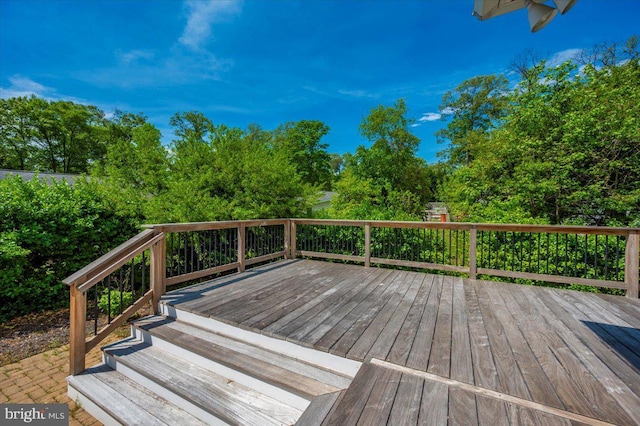 view of deck