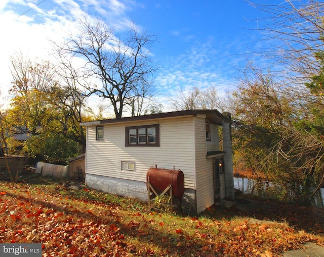 view of side of home