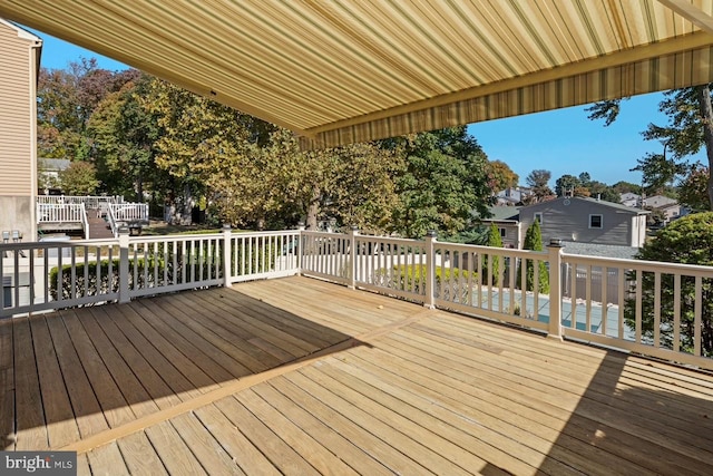 view of deck